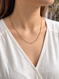 Anti-Tarnish Gold Ball Necklace