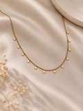 Anti-Tarnish Gold Star Charms Necklace