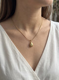 Anti-Tarnish Gold Drop Pendant Necklace