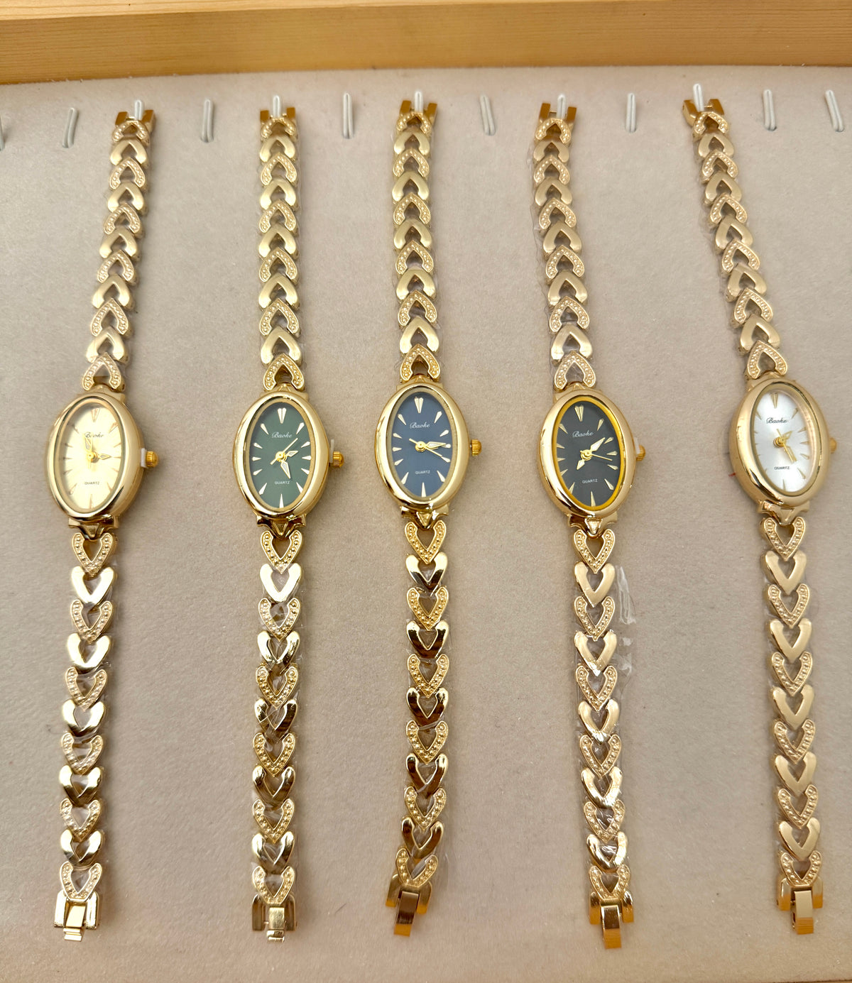 Anti-Tarnish Gold Watch In Adjustable 1PC