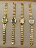 Anti-Tarnish Gold Watch In Adjustable 1PC