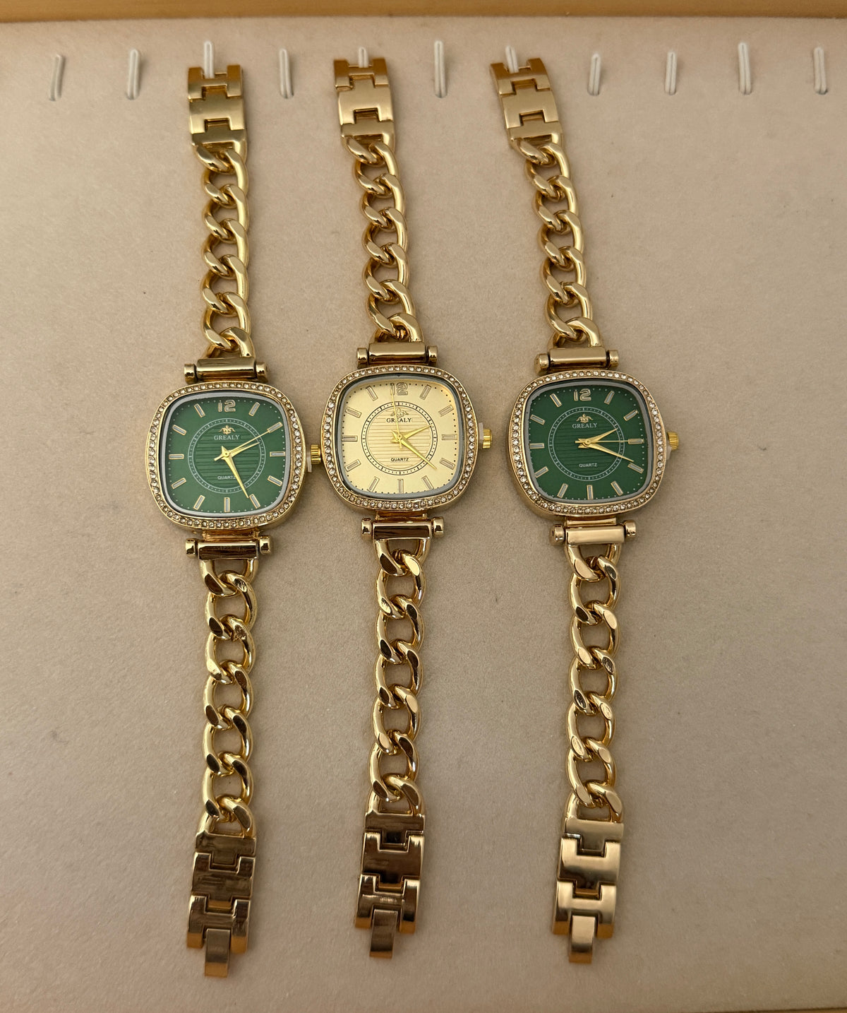Anti-Tarnish Gold Watch In Adjustable 1PC
