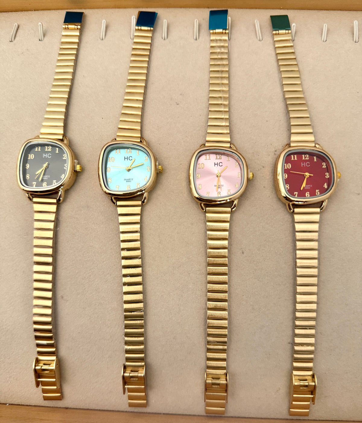 Anti-Tarnish Gold Watch In Adjustable 1PC