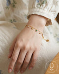 Anti-Tarnish Gold Clover Adjustable Bracelet