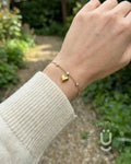 Anti-Tarnish Gold Heart Adjustable Bracelet