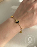Anti-Tarnish Gold Flower Adjustable Bracelet