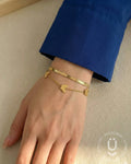 Anti-Tarnish Gold Butterfly Adjustable Bracelet