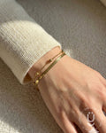 Anti-Tarnish Gold Ball Layer Adjustable Bracelet