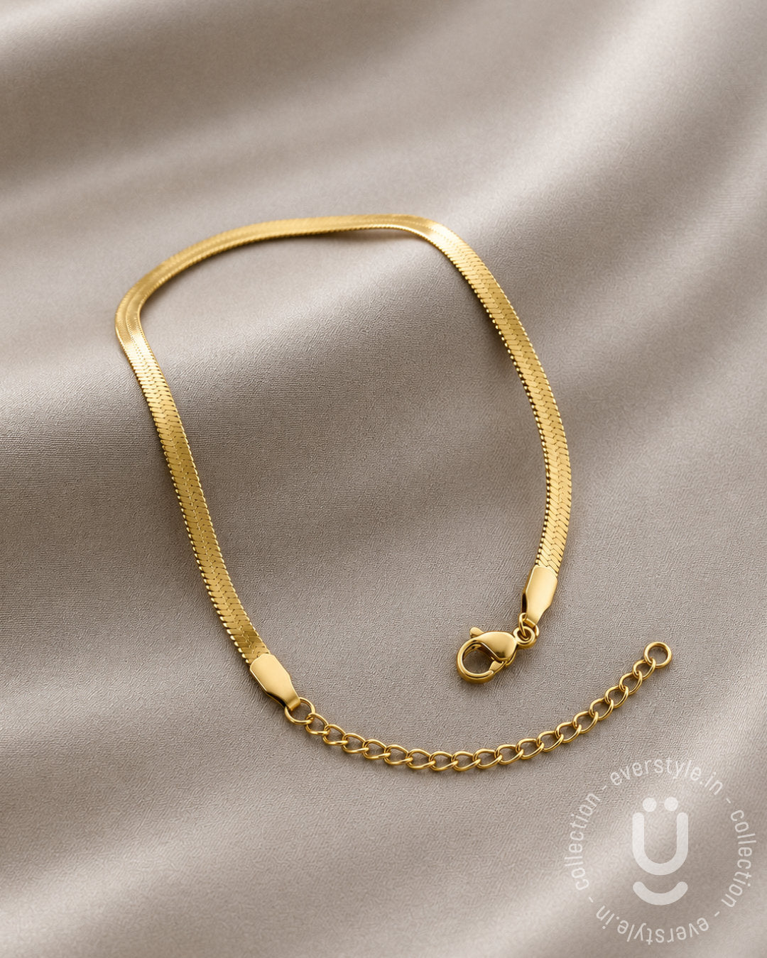 Anti-Tarnish Gold Snake Adjustable Bracelet