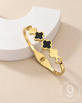 Anti-Tarnish Gold Bangle Adjustable Size Medium