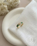 Anti-Tarnish Gold Finger Ring With Adjustable Size