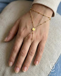 Anti-Tarnish Gold Hand Chain Adjustable