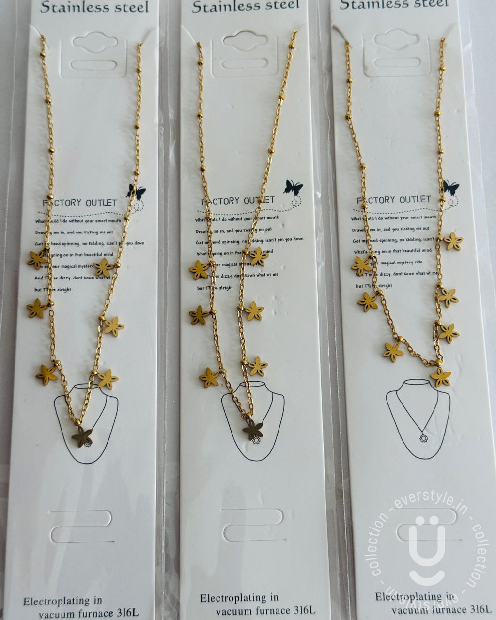 Anti-Tarnish Gold Star Necklace