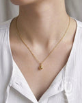 Anti-Tarnish Gold Pendant Necklace