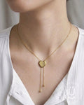 Anti-Tarnish Gold Heart Pendant Necklace