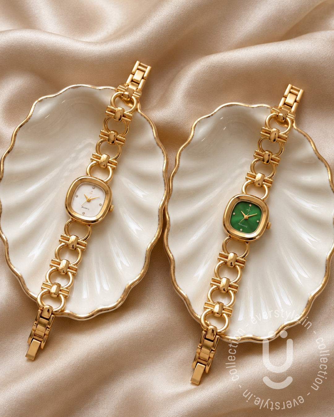 Anti-Tarnish Gold Watch In Adjustable 1PC
